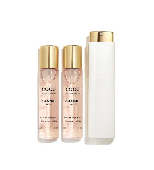 Chanel Coco Mademoiselle Eau de Toilette Twist & Spray 3x20ml